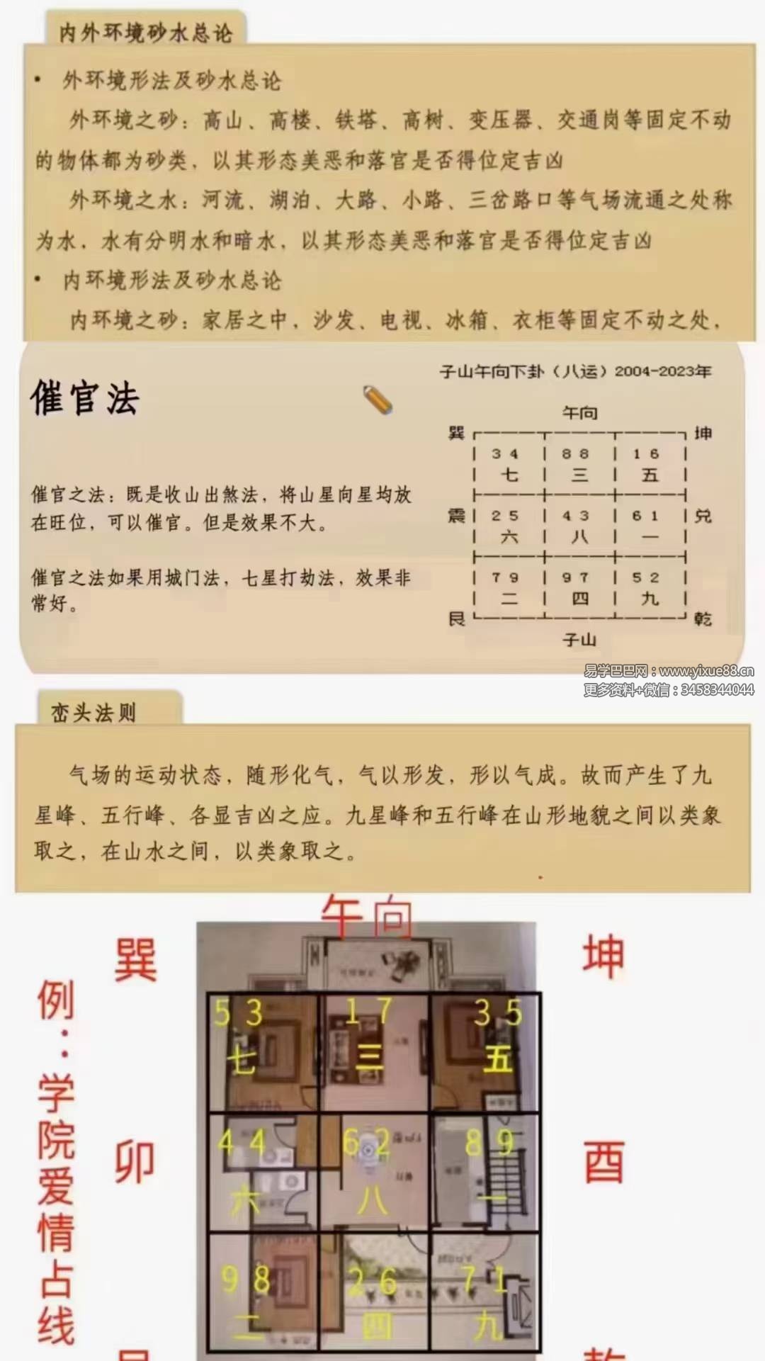 拾易谈-玄空风水1班22集视频课程 系统学玄空飞星 课程截图 3