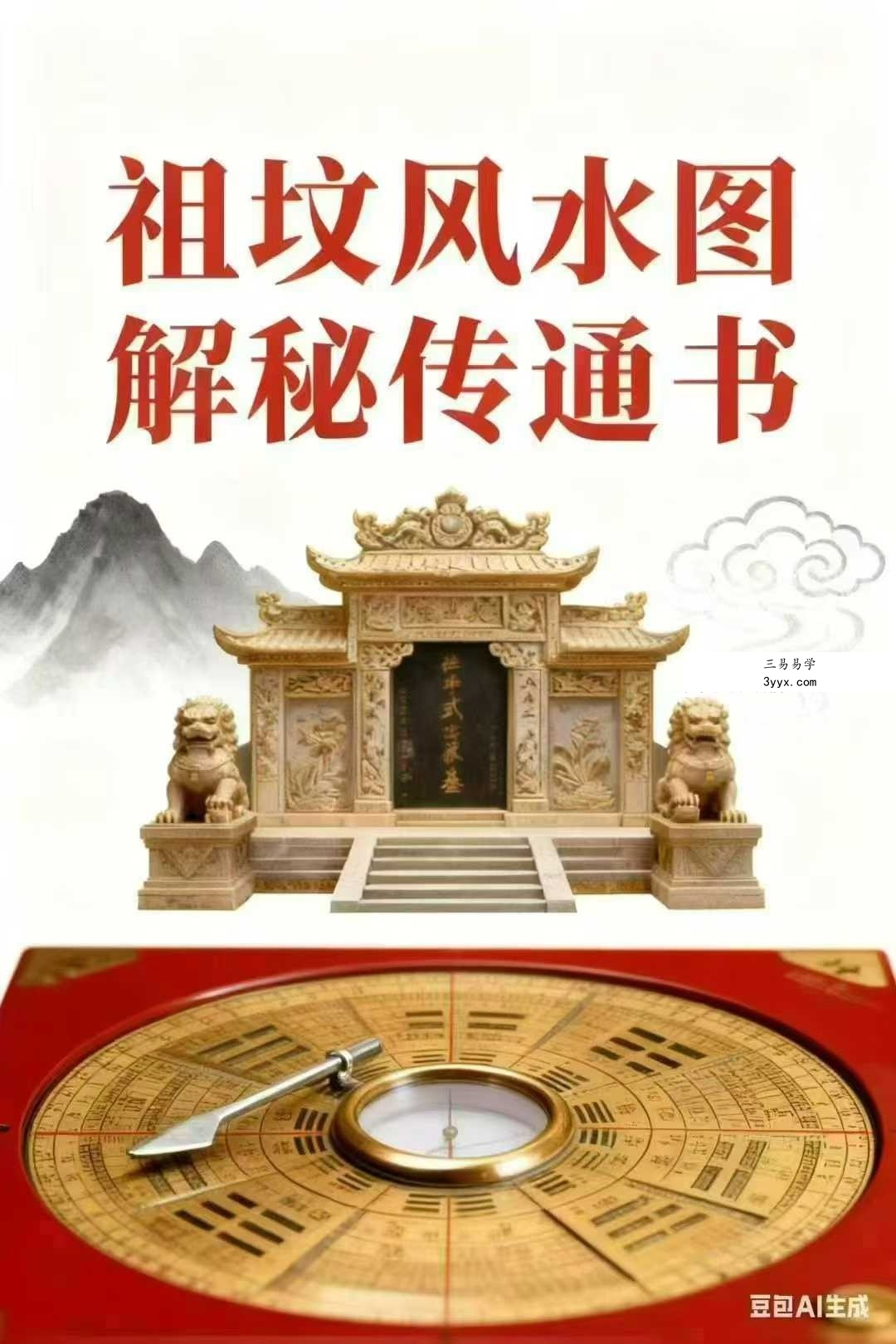 北流玄易堂风水教学图解《祖传风水图解秘传通书》312页 课程封面