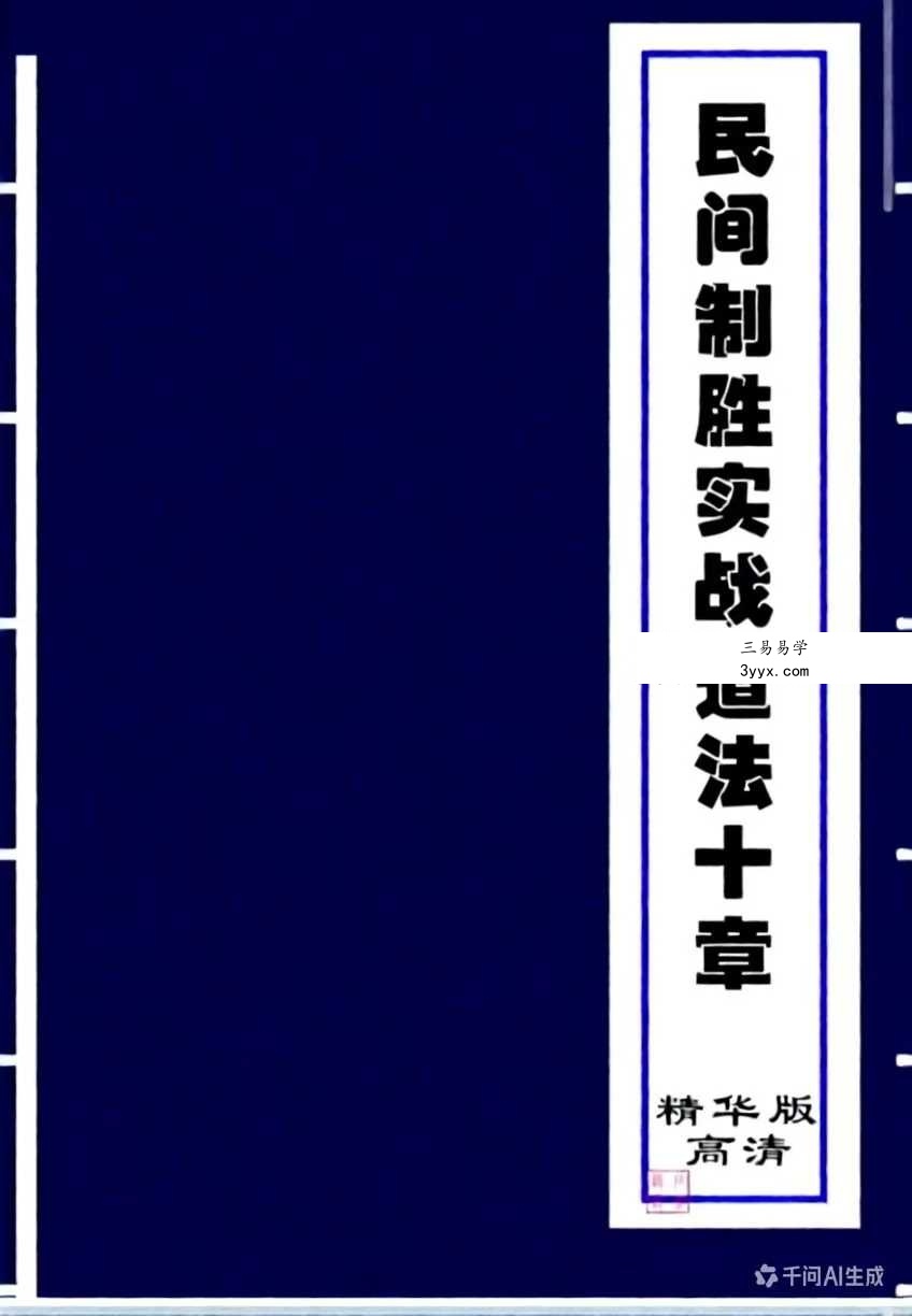 《民间制胜实战道法十章》48页 课程封面