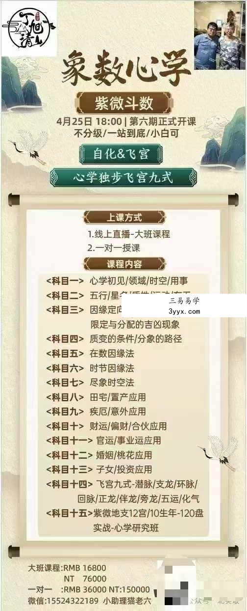 丁旭清 2025年紫薇斗数合集 课程封面