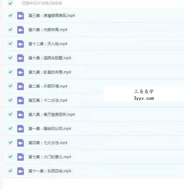 段静伟 现代家居风水学12集 课程封面