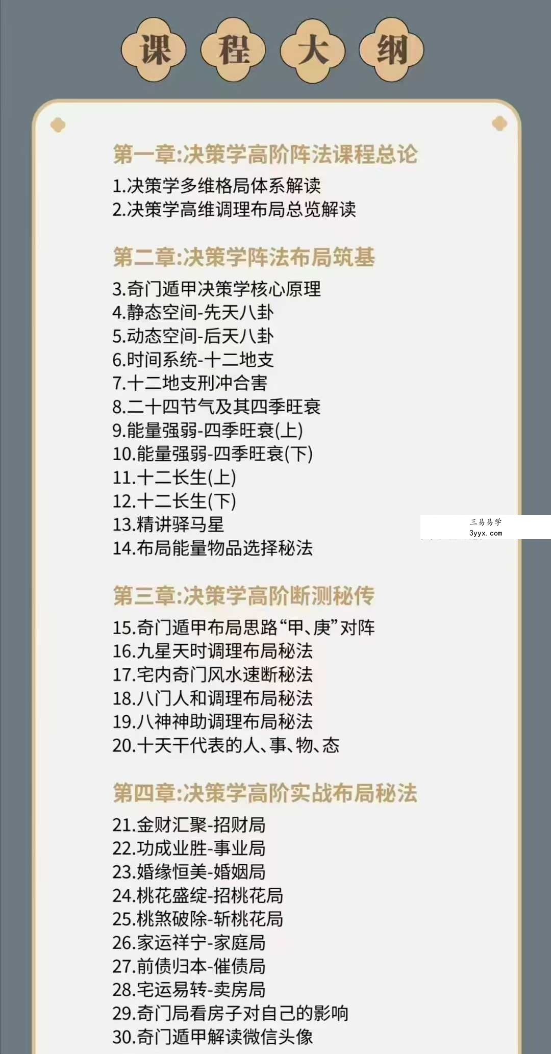李志强 决策学高阶布局实战班61集 课程封面