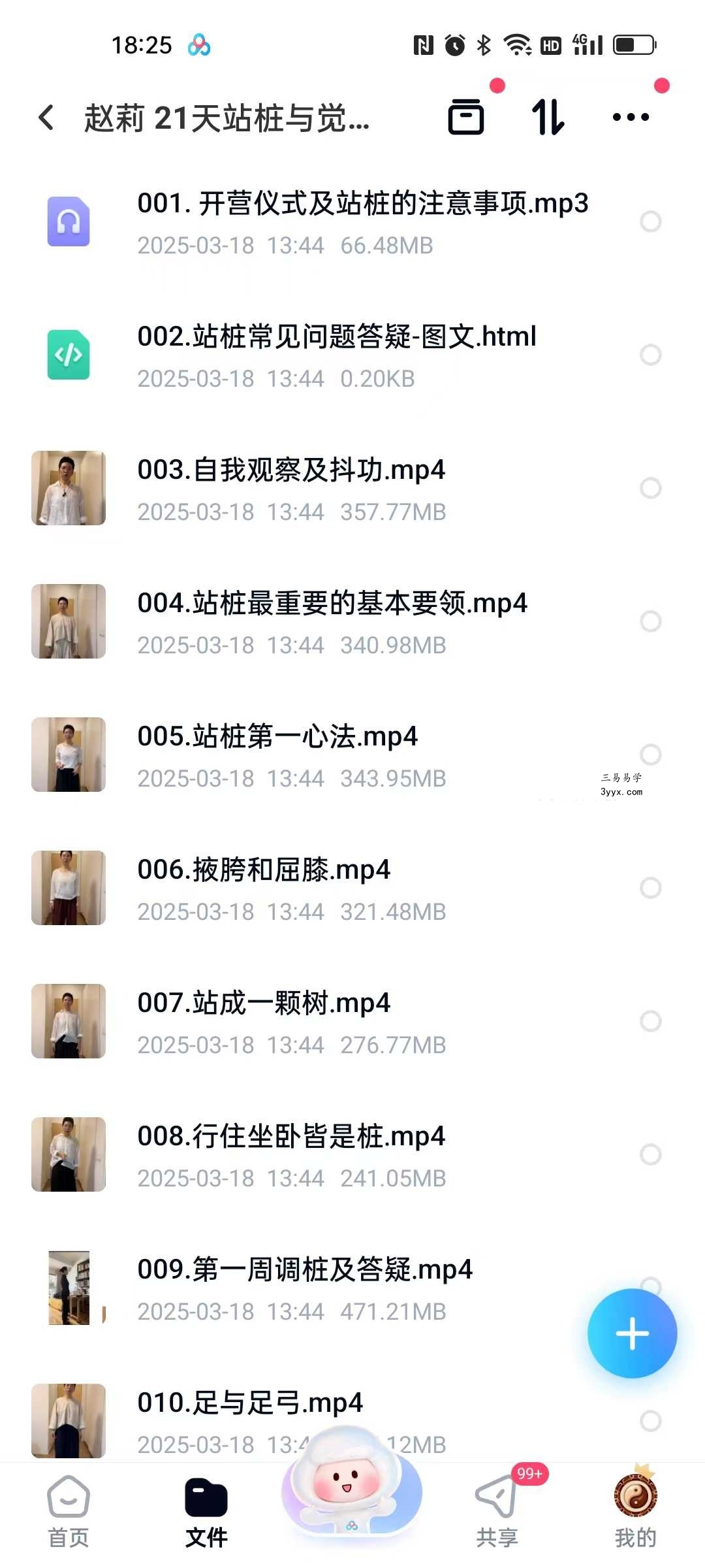 赵莉 21天站桩与觉知营23集 课程封面