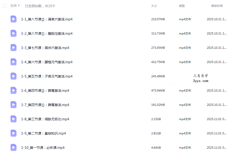 元气激活 线上初级课10集 课程封面