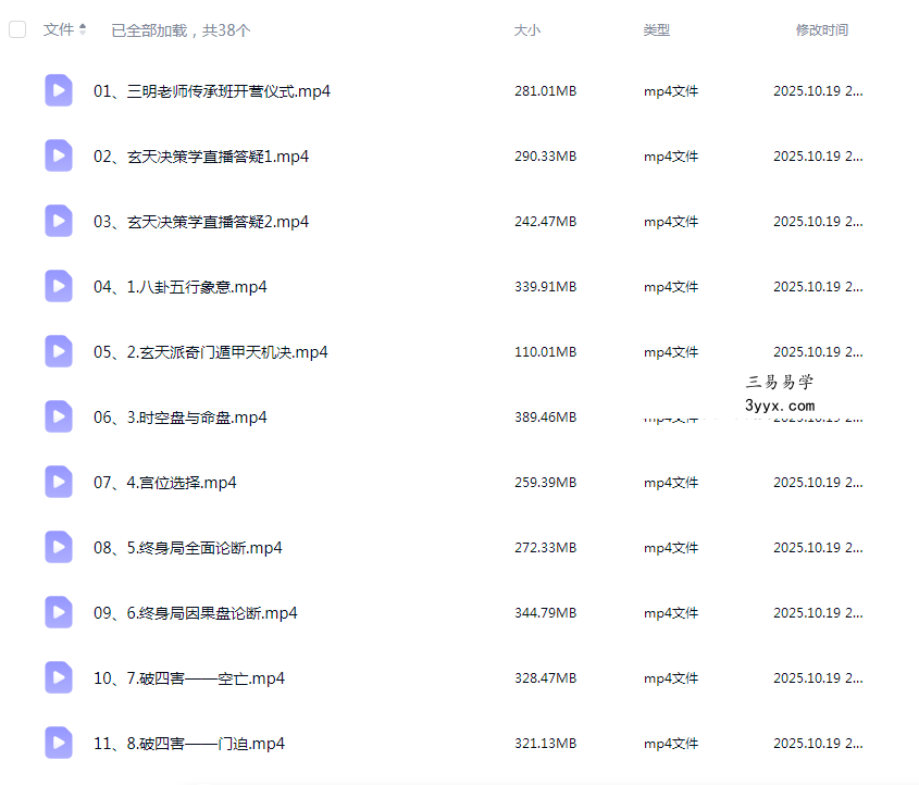 范三明《玄天决策学风水传承班》38集 课程封面
