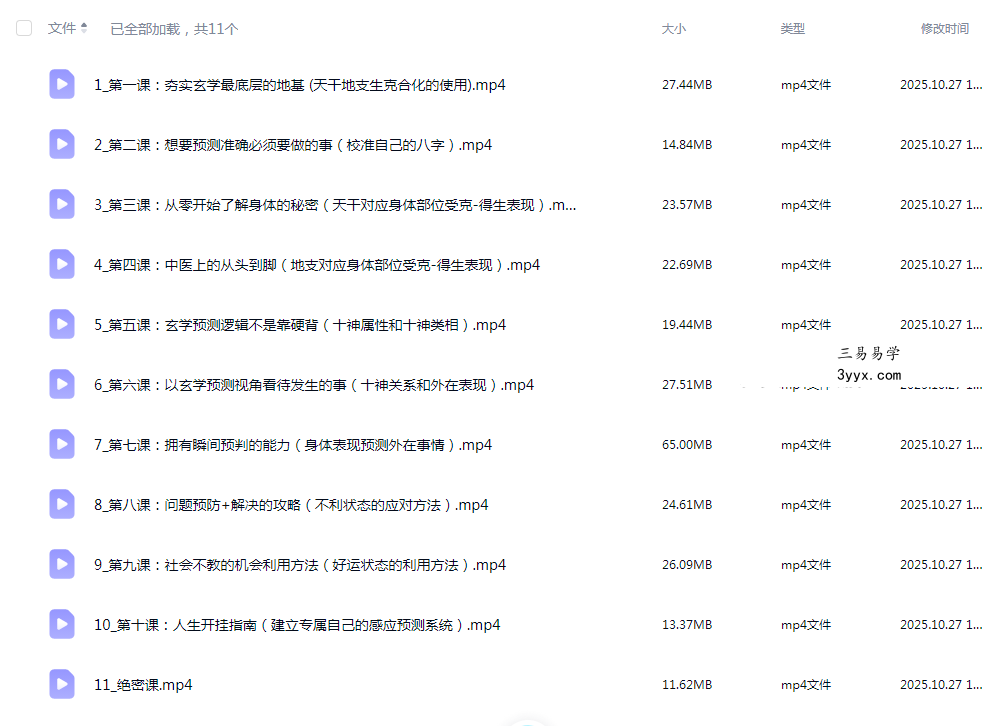 六先生的玄学宝藏《打造专属自己的感应预测系统》11集 课程封面