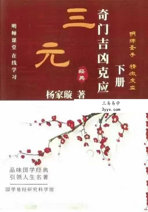 杨家璇《奇门吉凶克应》上册+下册 课程封面