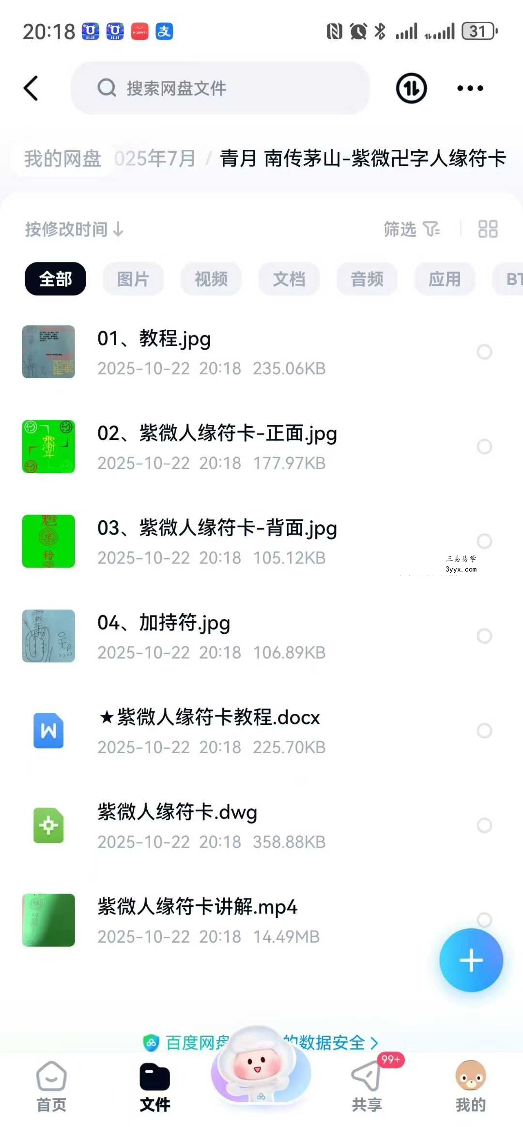 青月 南传茅山 紫微卍字人缘符卡 视频+文档 课程封面