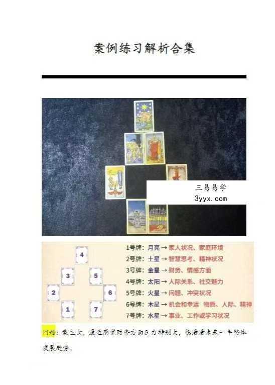 俪夏summe 塔罗案例解析合集204页 课程封面