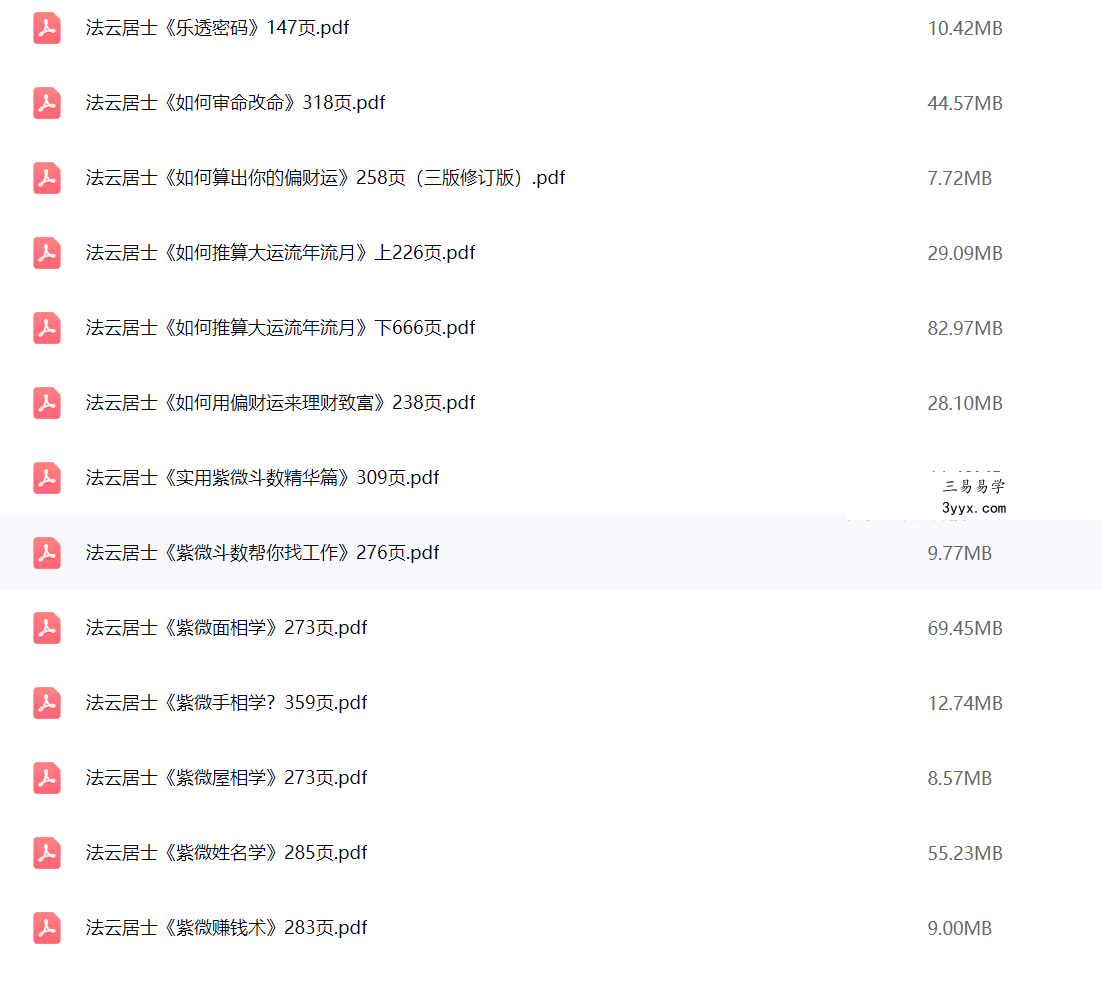 法云居士13套资料合集 课程封面
