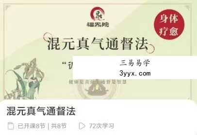 福炁院 混元真气通督法8集 课程封面
