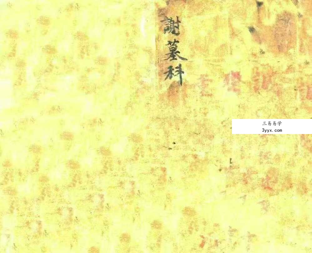 《谢墓科》27双页 课程封面