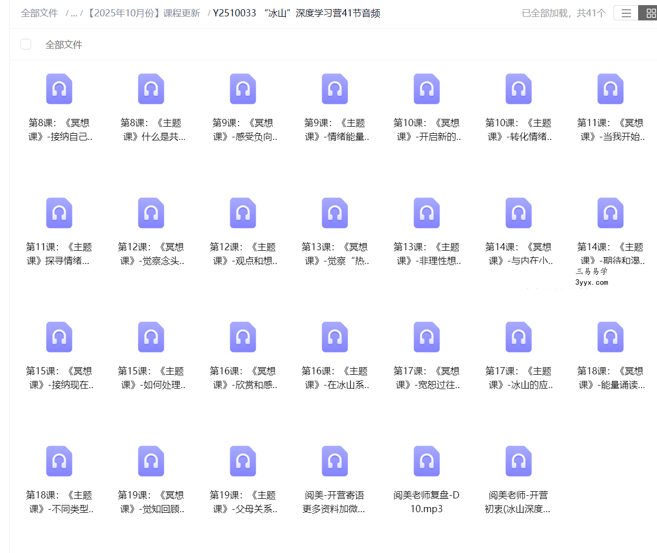 “冰山”深度学习营41节音频 课程封面