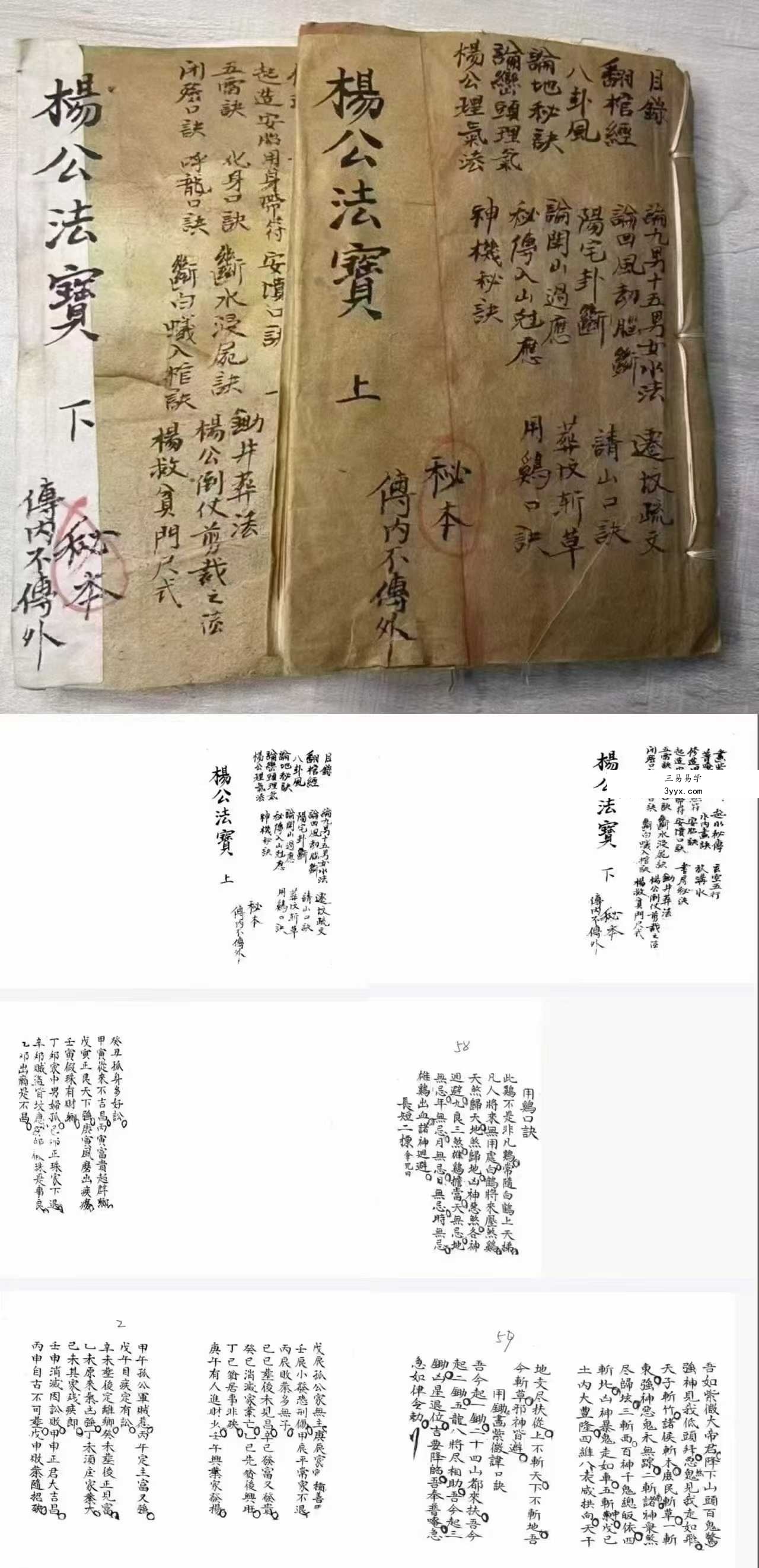 《杨公法宝》上册+下册 课程封面