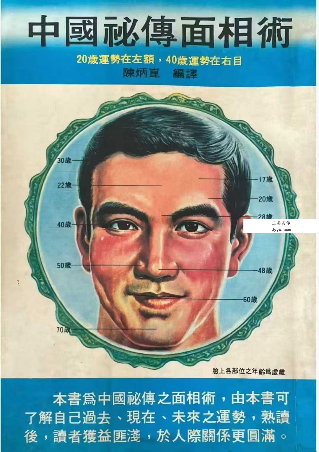 陈炳昆《中国秘传面相术》182页 课程封面