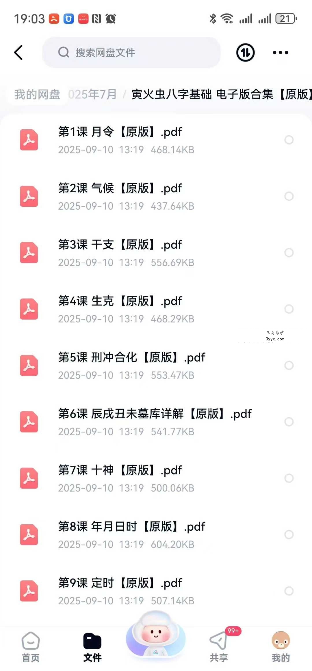 寅火虫八字基础 电子版合集16套 课程封面