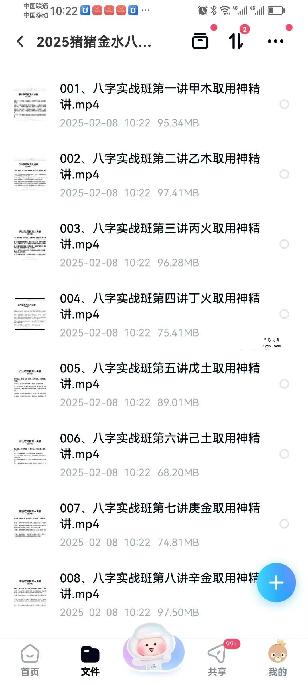 2025年 猪猪金水八字实战班15集 课程封面