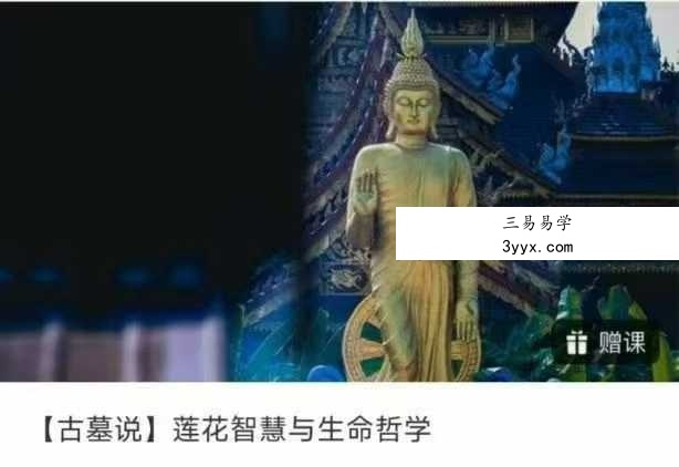【古墓说】莲花智慧与生命哲学68集 课程封面