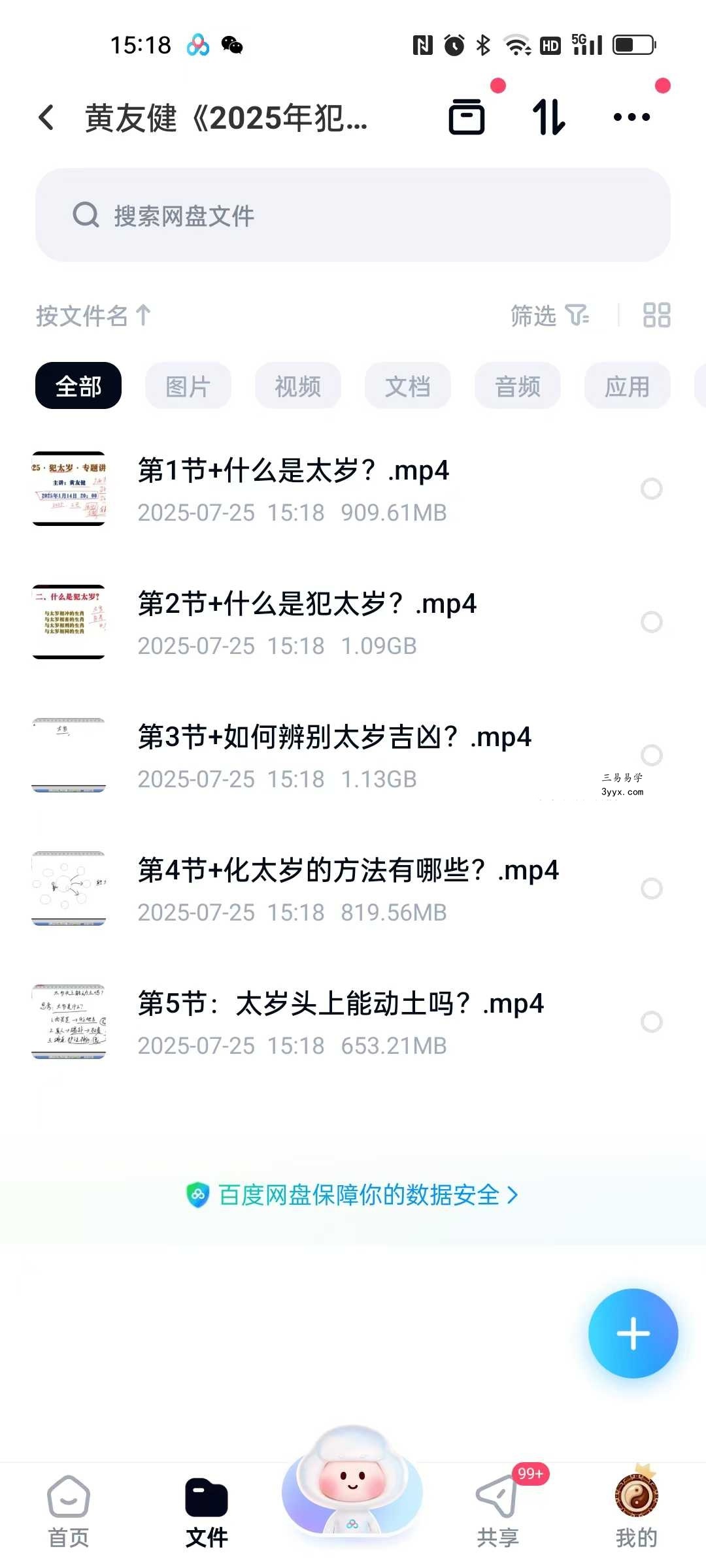 吕氏时空人 黄友健《2025年犯太岁专题讲座》5集视频 课程封面