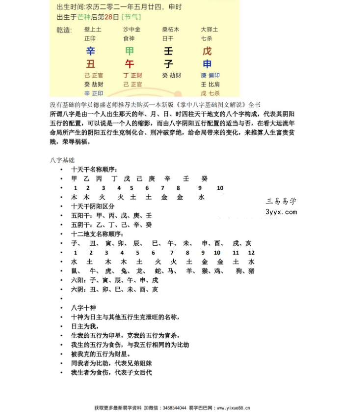 夏光明弟子 德盛《八字中伏吟和反吟对命运的影响的十大核心命脉》文档 课程封面
