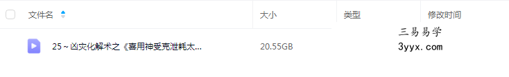 夏光明弟子 德福《凶灾化解术之喜用神受克泄耗太过化解及调整三》1集视频(约3小时) 课程封面