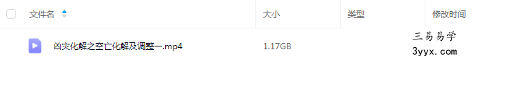 夏光明弟子 德福《凶灾化解之空亡化解及调整一》1集视频(3小时16分) 课程封面