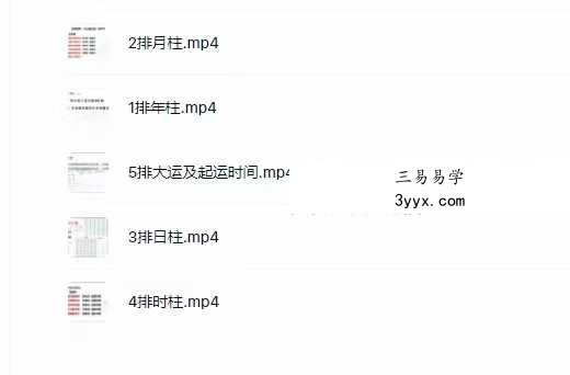 2025年 宏易学堂 手工排四柱及大运推演5集+课件 课程封面