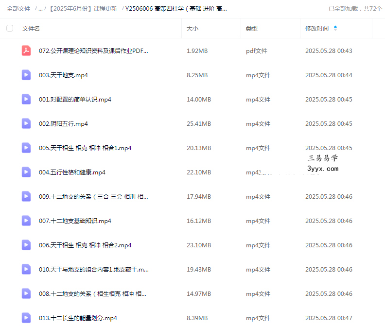 高策四柱学（基础 进阶 高级）全套70集视频+课件 课程封面