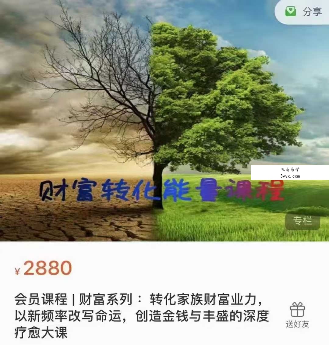 afrt 财富系列：转化家族财富业力，以新频率改写命运，创造金钱与丰盛的深度疗愈大课19集 课程封面