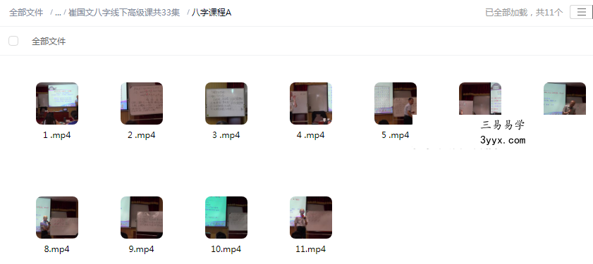 崔国文八字线下基础课+高级课 课程封面