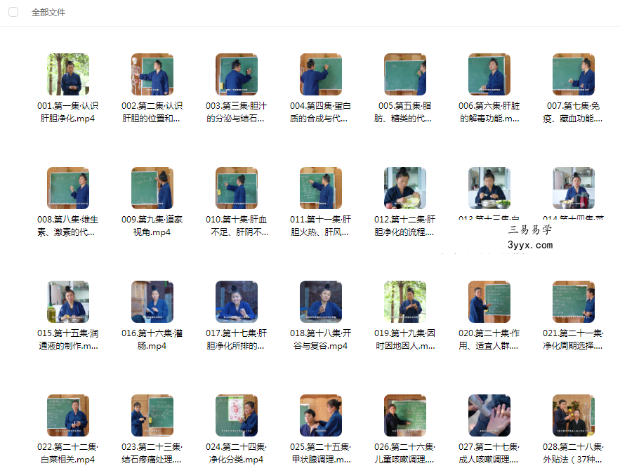 悟道堂-肝胆净化养生28集视频课程 课程封面