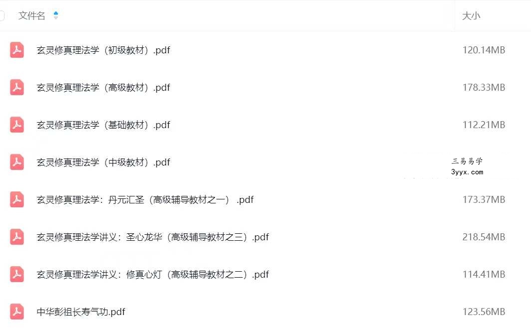 玄灵修真 资料合集8本 课程封面