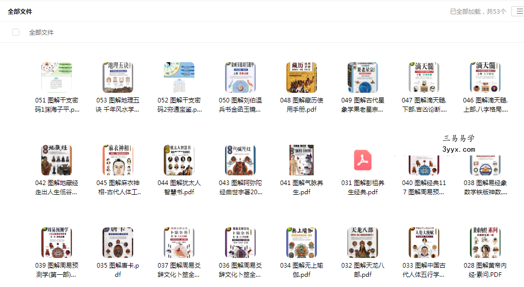 《图解经典 系列合集》老庄 易经 风水 术数 奇门遁甲 道教 佛教53本 课程封面
