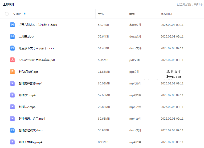 白云 玄坛财神赵元帅秘法5视频+文档 课程封面