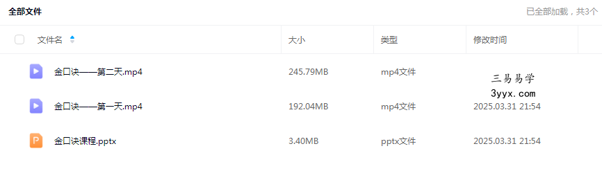 白云 金口诀预测法 2集视频+文档 课程封面