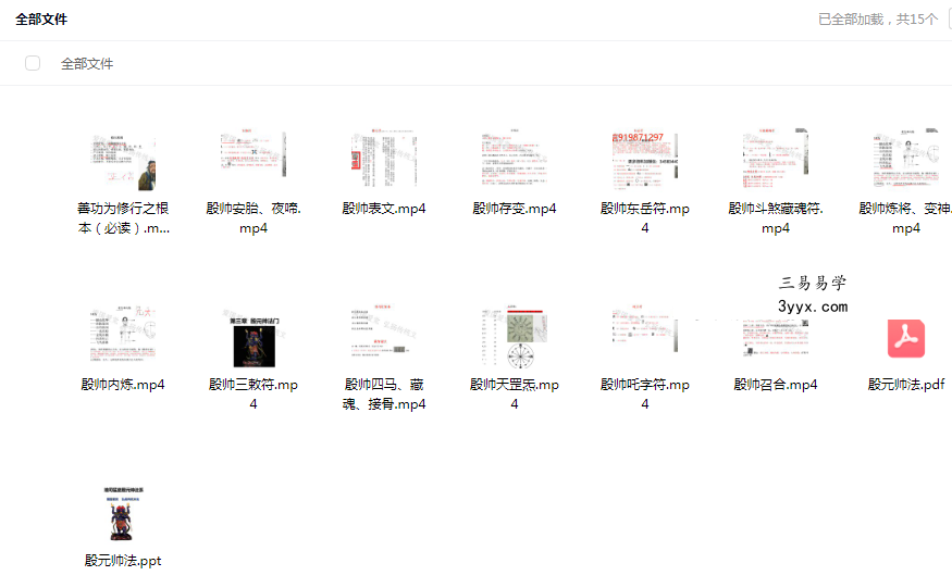白云 地司猛吏殷元帅 视频+文档 课程封面