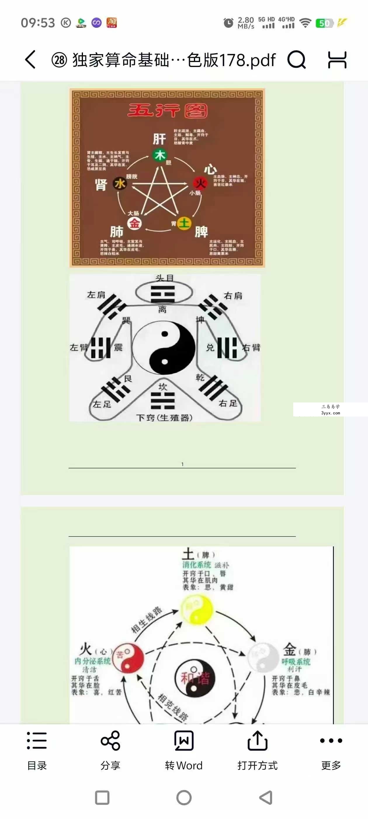 江湖算命口诀秘传《百宝箱》178页 课程封面