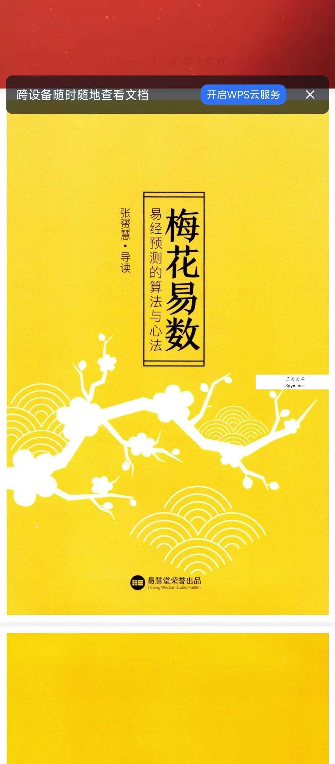 张赟慧 人生算法课《梅花易数导读》易经预测的算法与心法 课程封面