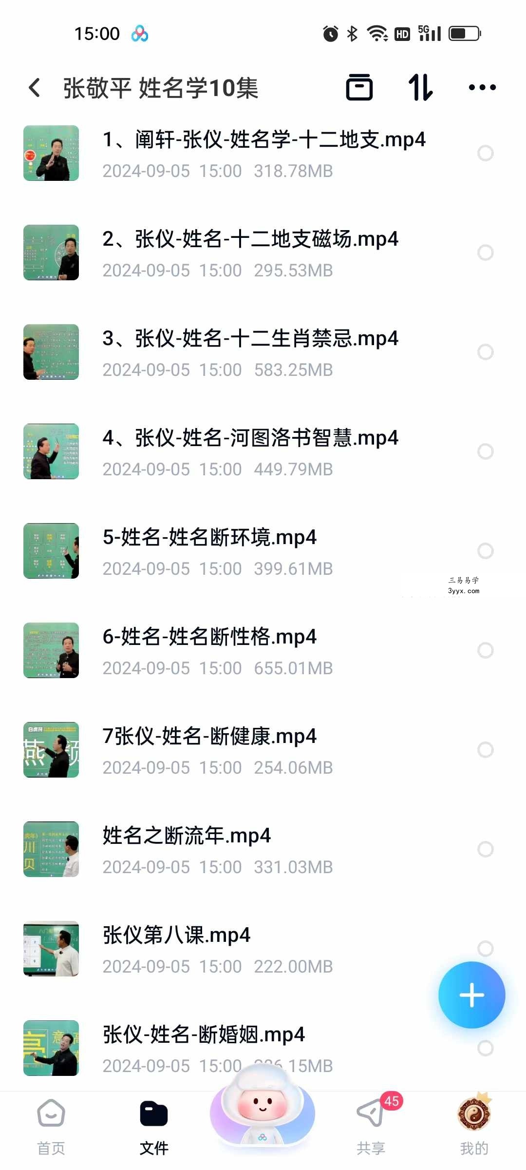 阐轩文化 张仪 姓名学10集 课程封面