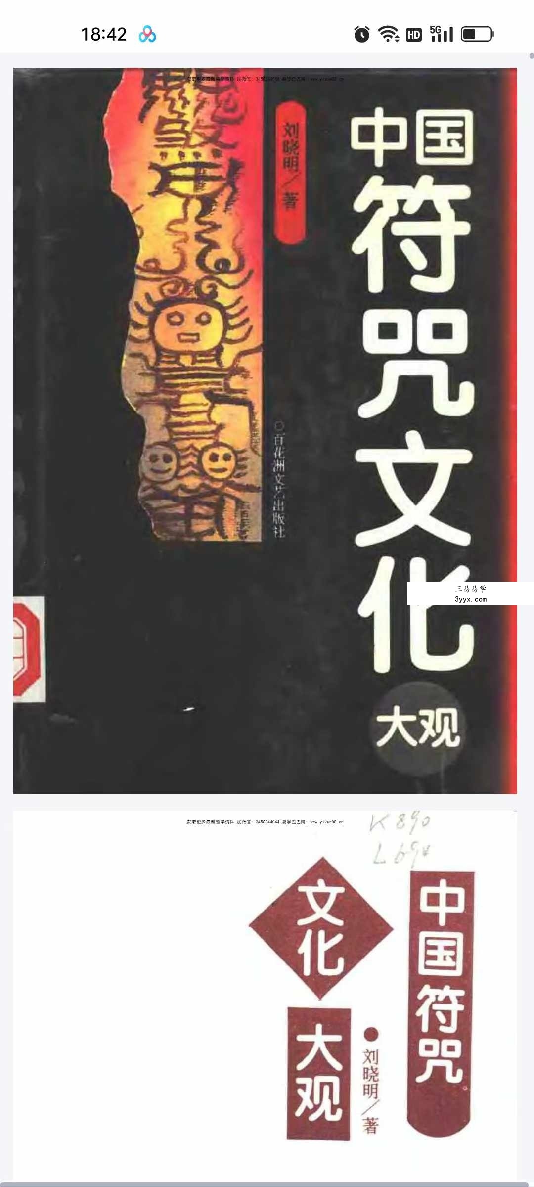 刘晓明《中国符咒文化大观》629页 课程封面