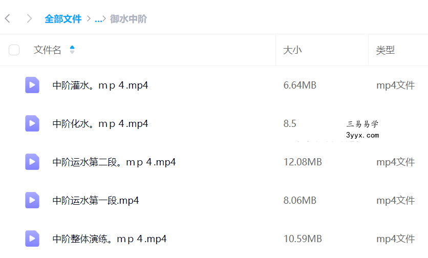 洞玄 御水经初级+中级 课程封面