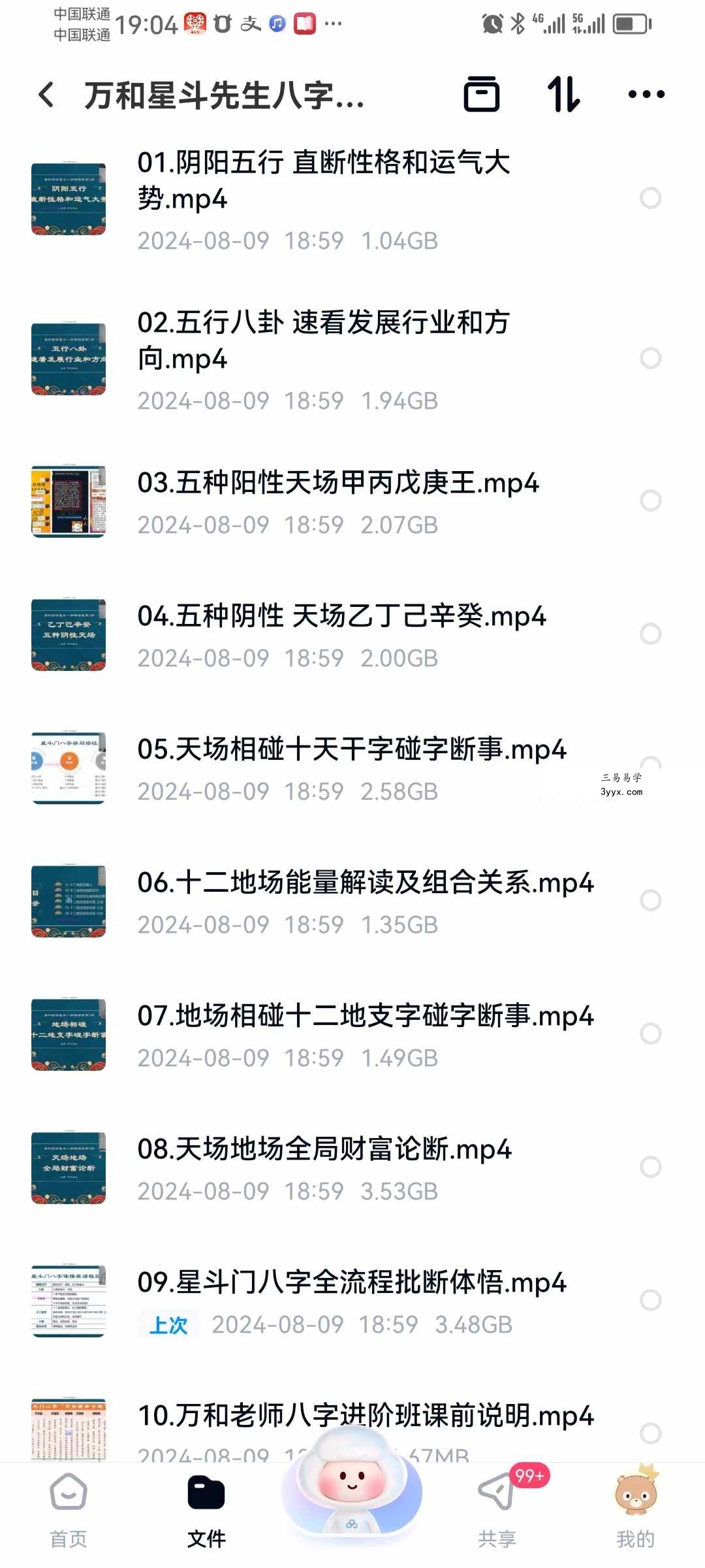 万和星斗先生八字体悟班10集 课程封面