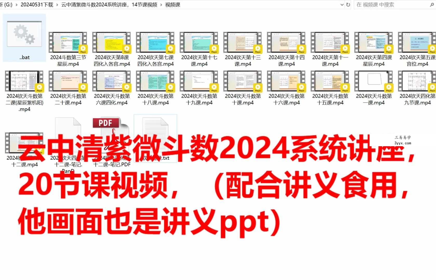 2024年 钦天门云中清紫微斗数 视频+课件 课程封面
