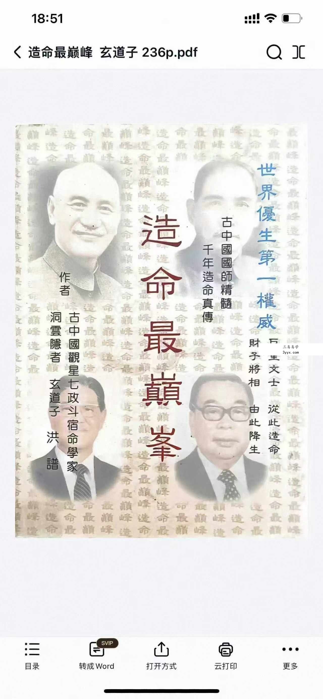 玄道子《造命最巅峰》236页 课程封面