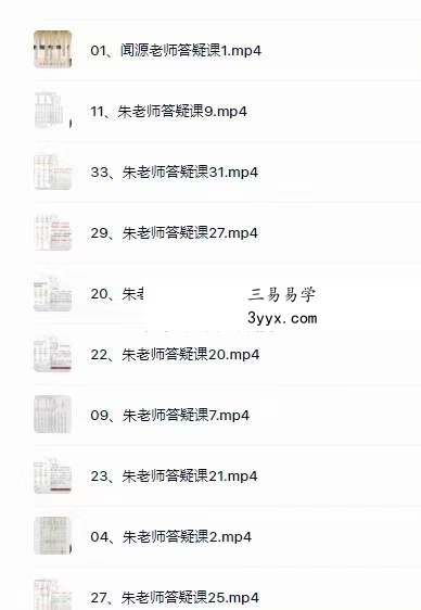 易朴国学 朱昱、闻源《四柱八字答疑课程》37集 课程封面