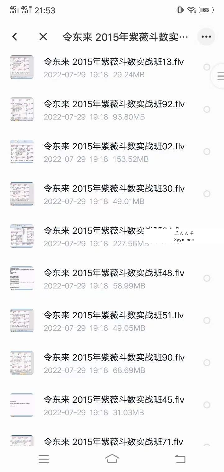 令东来 实战班重要课程视频96节课 课程封面