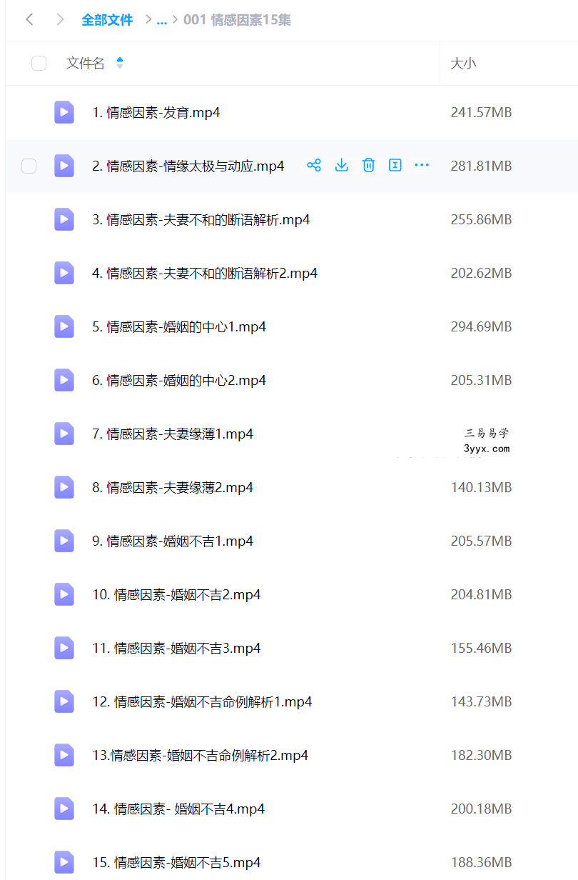 潘昭佑八字情感婚姻录像视频63集带字幕 课程封面