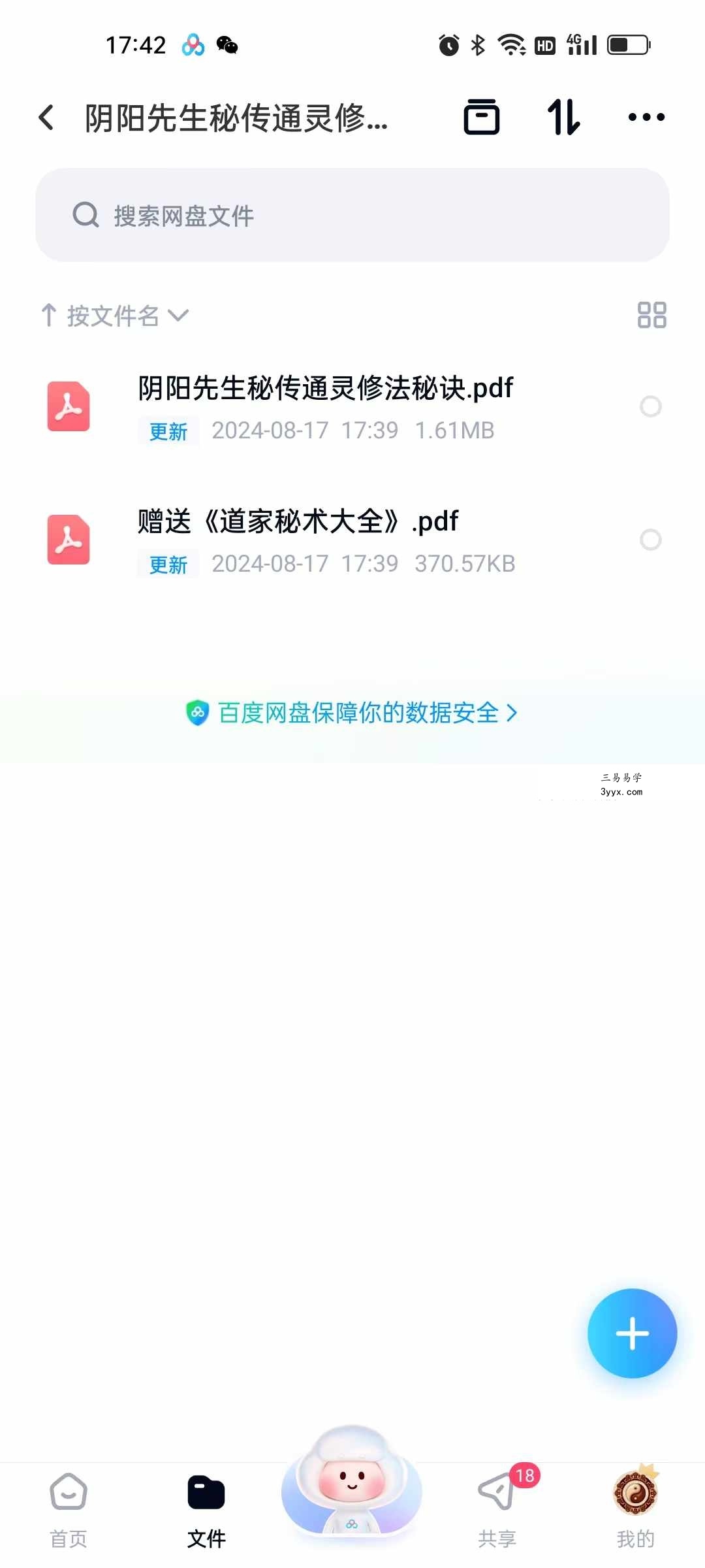 阴阳先生秘传通灵修法秘诀17页 课程封面