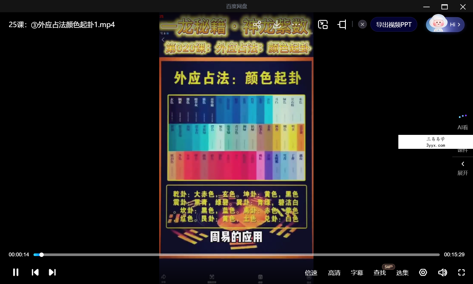 《刘一龙周易神龙紫数》86集 课程封面