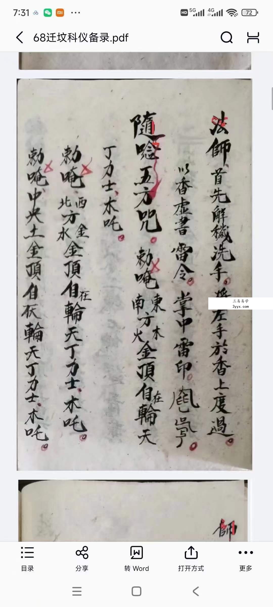 道派严真明《迁坟科仪》33页 课程封面